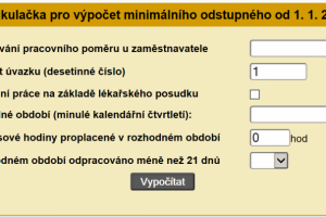 Odstupné od 1. 1. 2020